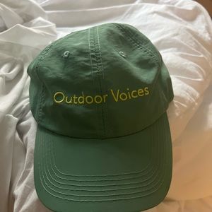 Green x Yellow Outdoor Voices Hat